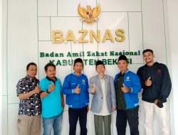 Baznas Terima Audiensi KNPI Kabupaten Bekasi