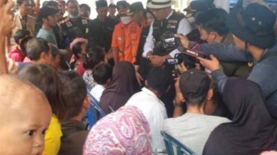 Dandim 0621/Kab.Bogor Letkol Kav. Gan Gan Rusgandara Dampingi Gubernur Jawa Barat Kunjungi Lokasi Bencana Alam