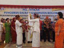 Dilantik Ketua Umum, Saltima Ri’pi Tangjong, S.Kom.,M.H Resmi Nahkodai PMTI Kabupaten Bogor