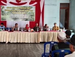 Babinsa Muara Kaman Hadiri Rapat Anggota Tahunan Koperasi Bina Tani