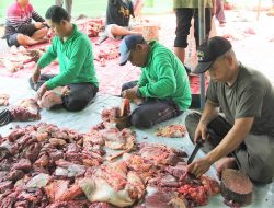 Perayaan hari raya Idul Adha 1443 H, Kodim 0906/Kukar Potong Hewan Qurban
