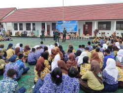 Kodim 1014/Mtw Beri Wasbang Kepada Siswa Baru SMAN 4 MTW