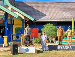 Plh Kapolsek Serawai Menjadi Pembina Upacara di SMA I. Serawai
