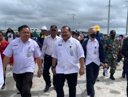 Kunjungi Lokpri Maluku Tenggara, BNPP Atensi Kondisi Infrastruktur Jalan