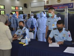 Peringati Hari Bakti TNI AU Ke 75, Lanud Iswahjudi Gelar Aksi Donor Darah