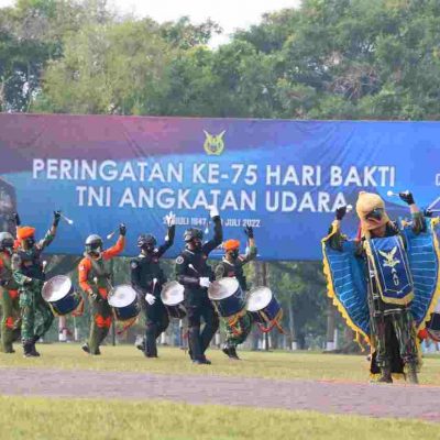 AAU MENDUKUNG PERINGATAN KE-75 HARI BAKTI TNI AU.