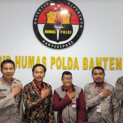 Bidhumas Polda Banten Terima Kunjungan Dosen Pengajar STIH Painan