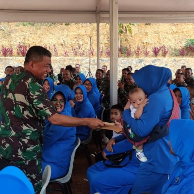 Tatap Muka Danpasmar 1 dengan Keluarga Besar Prajurit Yonmarhanlan IV Purnawirawan dan Warakawuri