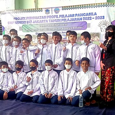 Projek penguatan profil pelajar Pancasila SMPN 257 Jakarta Tahun pelajaran 2022-2023