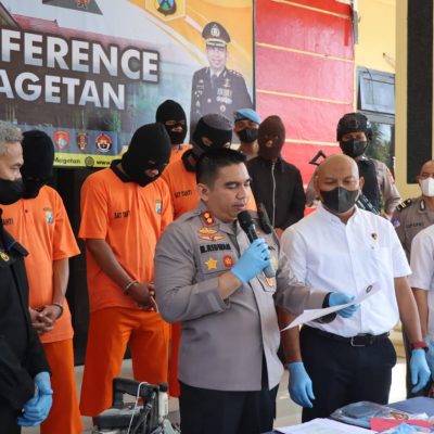 Polres Magetan Berhasil Ungkap Peredaran Pupuk Palsu,Tiga Tersangka Diamankan