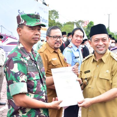 Kasrem 091/ASN Kolonel Inf Khabib Mahfud S.Ip, MM Hadiri Peringatan HUT UU No.5 Tahun 1960