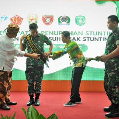 Kodim 0906/Kodim Kutai Kartanegara Dukung Program Percepatan Penurunan Stunting