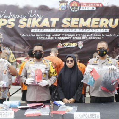 Polres Trenggalek Ungkap Enam Kasus dalam Operasi Sikat Semeru 2022