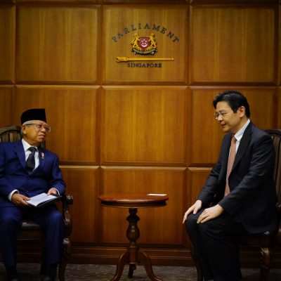KUNJUNGAN KERJA WAPRES KE SINGAPURA: PERTEMUAN DENGAN WAKIL PERDANA MENTERI SINGAPURA DAN DIALOG DENGAN DIASPORA INDONESIA