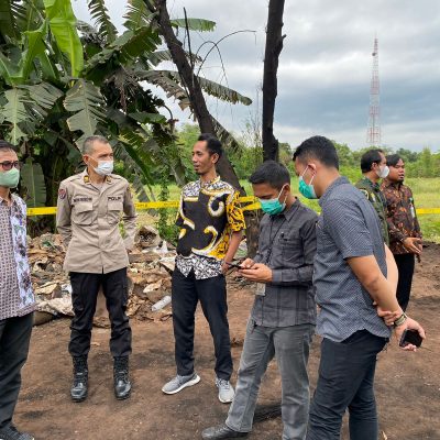 Ditreskrimsus Polda Banten Bersama Dinas Lingkungan Hidup Lakukan Penyelidikan di PT. RGM