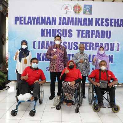 Wakil Bupati Sleman, Meninjau Pelayanan Jaminan Kesehatan Khusus terpadu Kabupaten Sleman.