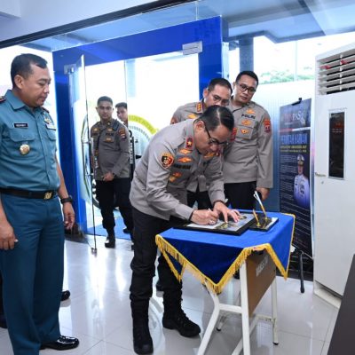 Perkuat Sinergitas, Brigjen Pol Andi Rian Silaturahmi ke Danlanal Banjarmasin