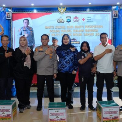 HUT Humas Polri Ke-71, Polda Kalsel Gelar Bakti Sosial