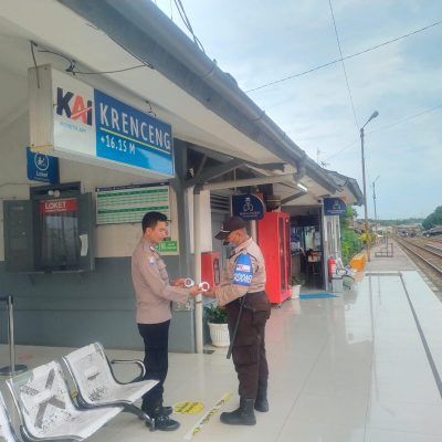 Sambang Security Bhabinkamtibmas Polsek Ciwandan Berikan Sarana Kontak