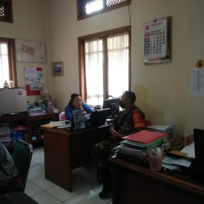 Sertu Rahmad Laksanakan Kordinasi Persiapan Pembinaan Limas Wilayah Binaannya