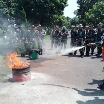 Pencegahan dan Penanggulangan Kebakaran, Denpom Divif-2 Kostrad Malang Gelar Uji Protap