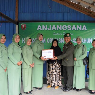 Memperingati HUT Korem 091/ASN ke- 42, Kodim 0906/Kukar gelar anjangsana