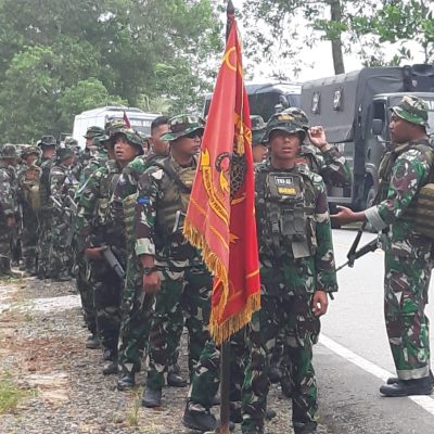 Napak Tilas Aruk 77 KM Mengenang Sejarah Yonif 5 KKO AL Tahun 1974 Memasuki Hari Kedua