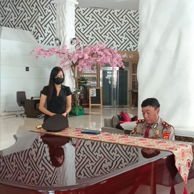 Laksanakan Patroli Rutin, Ditpamobvit Polda Banten Kunjungi Hotel Forbis dan Hotel Lyyn