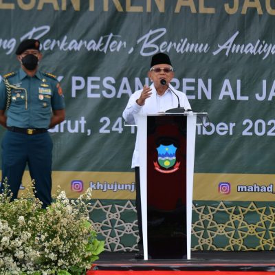 Berantas Kebodohan dan Kemiskinan, Wapres Harapkan Ponpes Al-Jauhari Garut Terus Lahirkan Mujahid Ekonomi