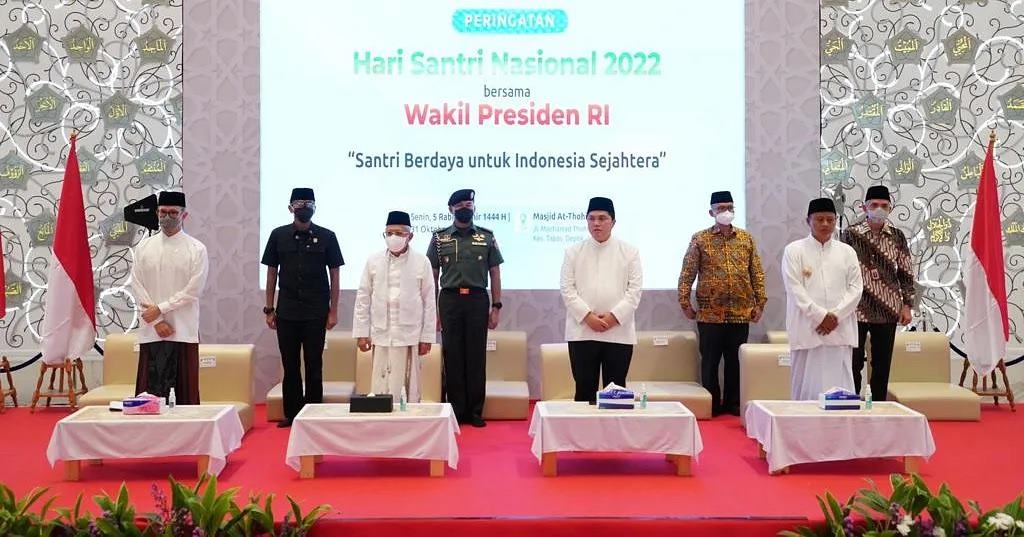 Hari santri nasional wapres depok