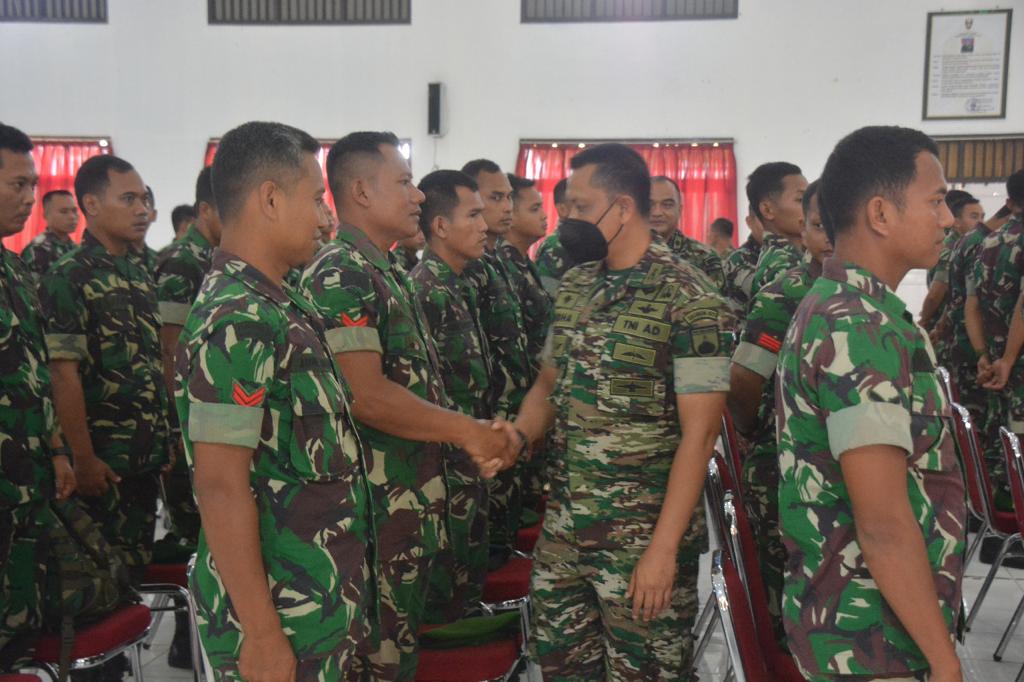 79 Prajurit Dilepas Danrem 071/Wijayakusuma Tugas di Satkowil Jajaran Korem 071/Wijayakusuma.