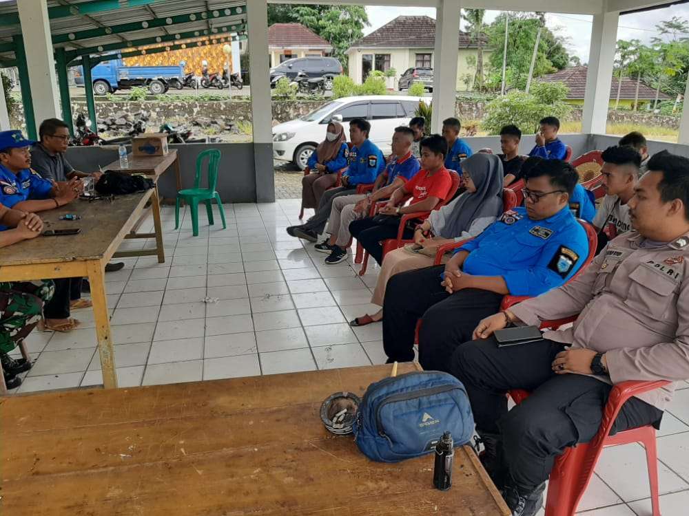 Kapolsek Angsana Hadir Dalam Rakor Pembahasan  Natal dan Tahun Baru Dan Penagulagan Bencana Bersama KSB