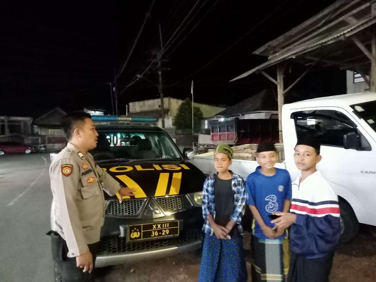 Patroli Malam, Polsek Jiput Himbau Anak Remaja