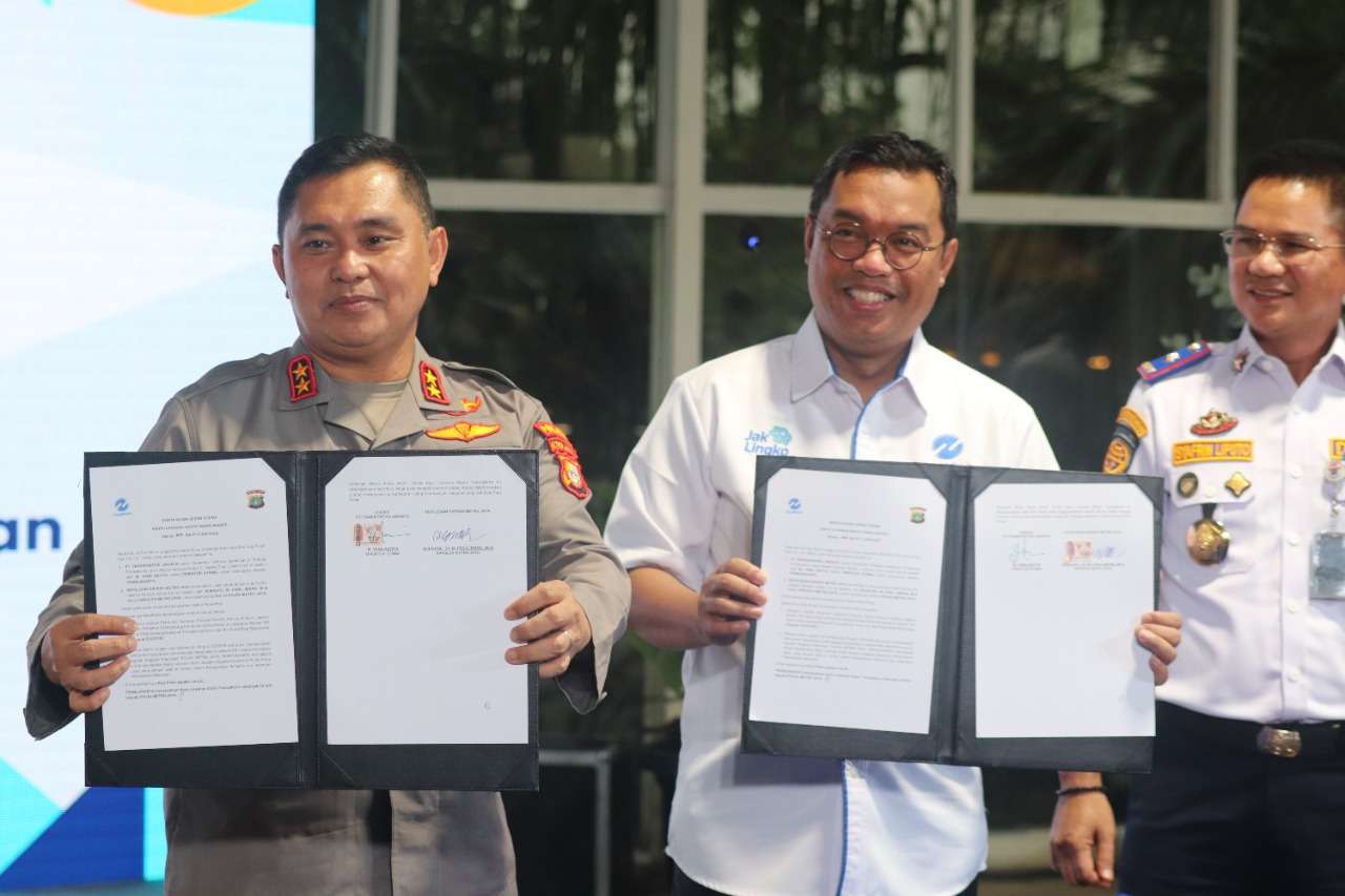 Polda Metro Jaya Jalin Kerjasama Dengan PT Transportasi Jakarta