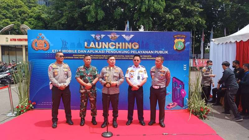 Polda Metro Jaya Launching E-TLE Mobile