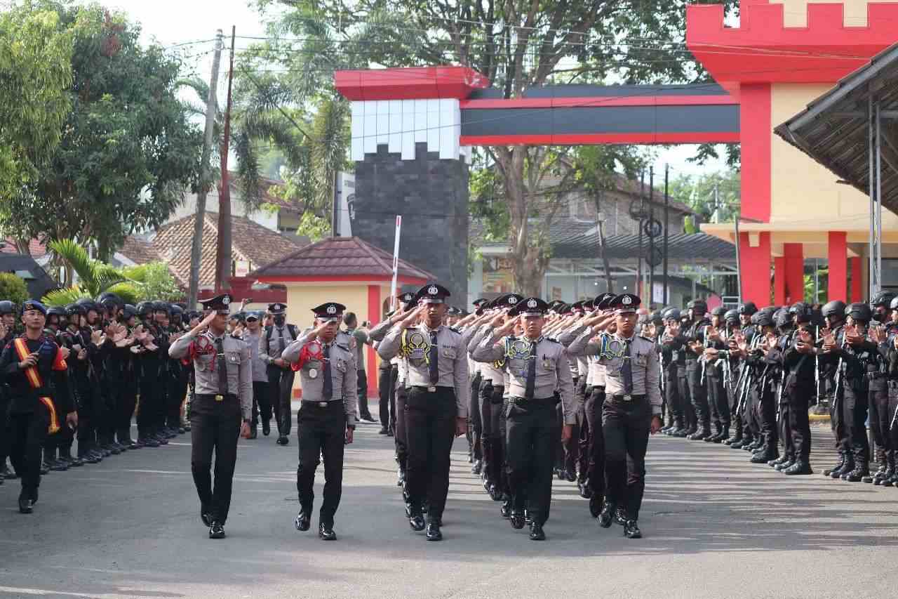 Siswa SPN Mandalwangi Diktuk BA 2022 Melaksanakan Kunjungan ke Satbrimob Polda Banten