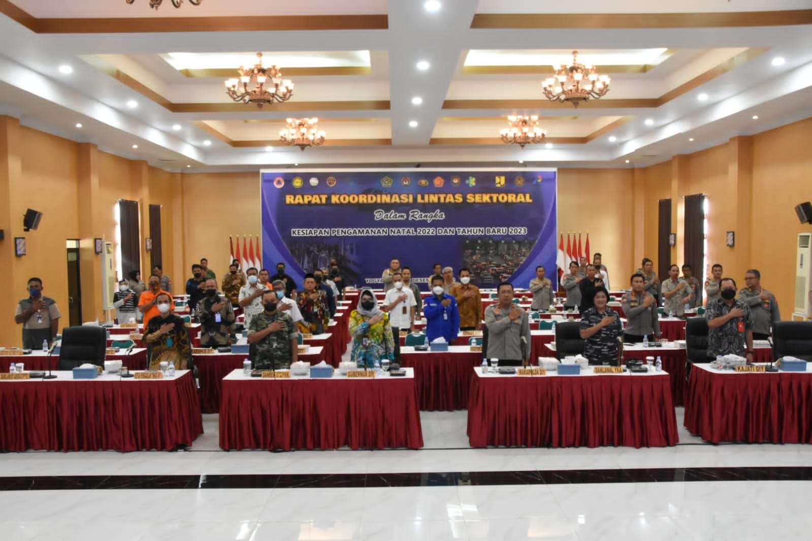 Danrem 072/Pmk, Hadiri Rakord Lintas Sektoral PAM Operasi Lilin