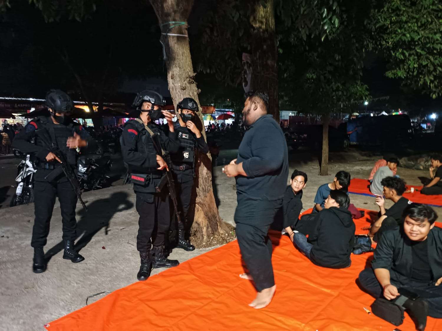 Satbrimob Polda Banten Lakukan Patroli Malam Guna Jaga Kamtibmas