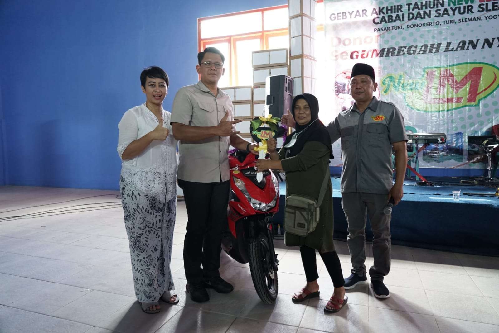 Wakil Bupati Sleman, Hadiri Gebyar Akhir Tahun New Lelang Mandiri Cabai Dan Sayur