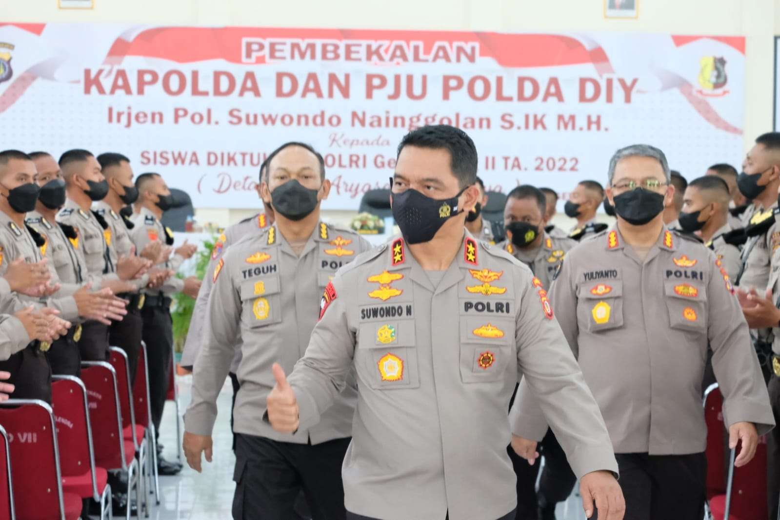 Kapolda DIY, Hadir Memotivasi 187 Calon Polisi Di SPN Selopamioro