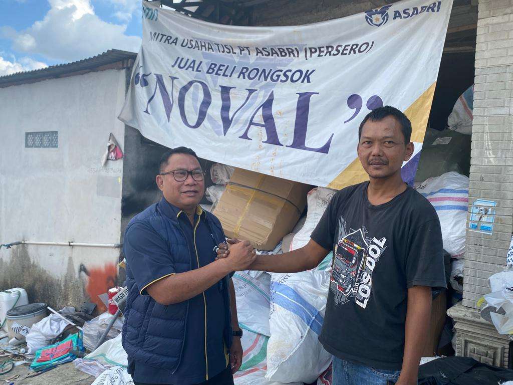 Bantuan Pemberdayaan ASABRI, Sampah Dikelola Jadi Uang
