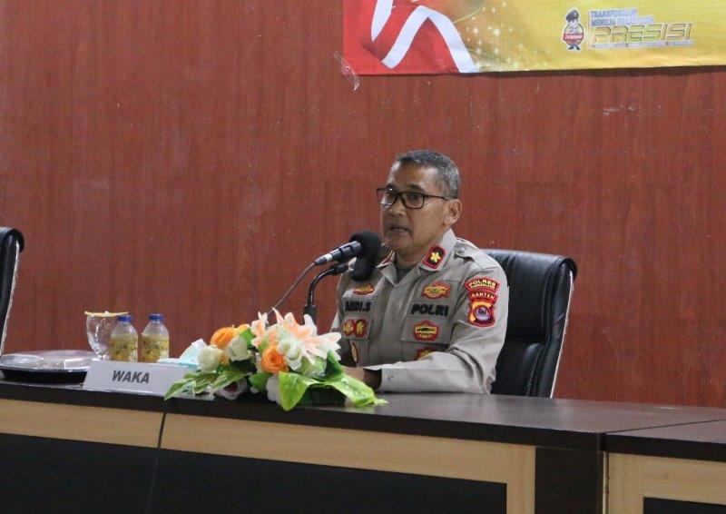 Jelang Nataru, Polres Pandeglang Gelar Lat Pra Ops Lilin Maung 2022