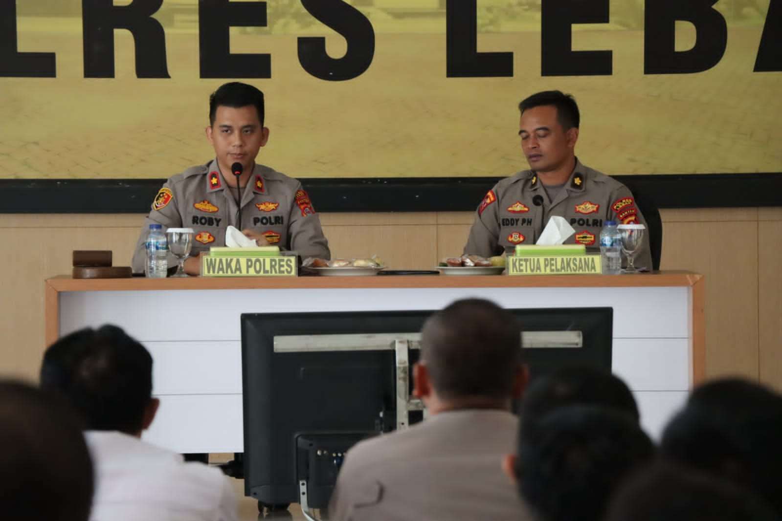 Jelang Nataru, Polres Lebak Gelar Latihan Pra Ops Lilin Maung 2022