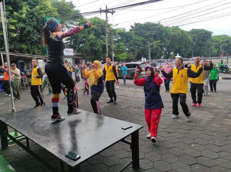 Forkopim Kemantren Gondomanan, Senam Aerobik Bersama