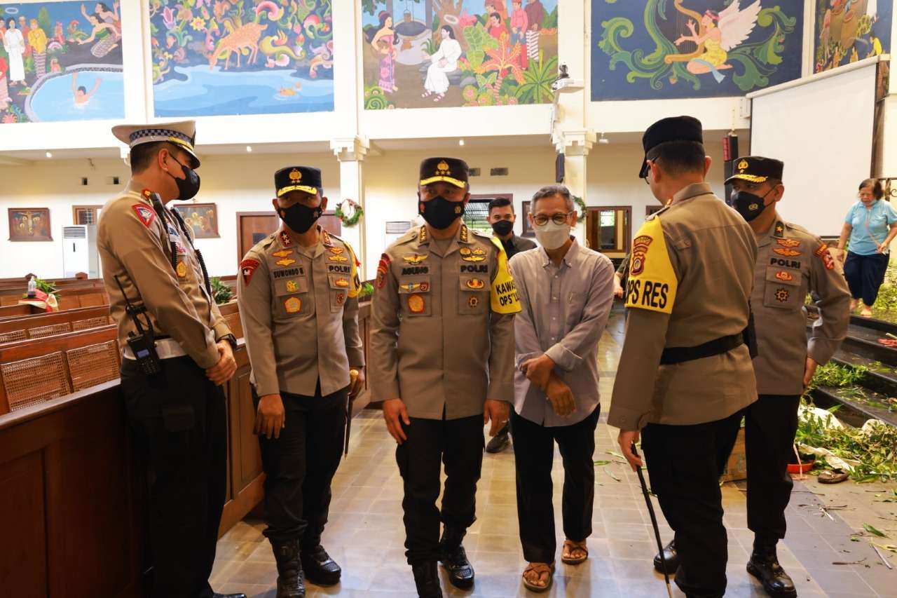 Irwasum Polri : Pam Nataru Di Wilayah Hukum Polda DIY Aman Terkendali