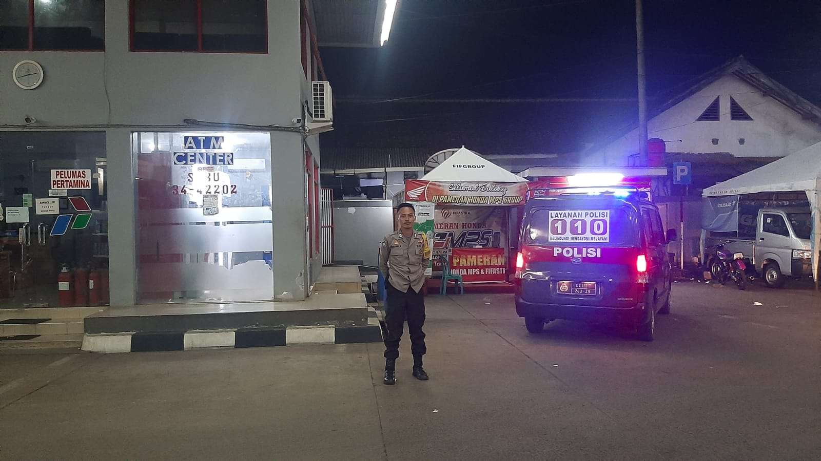 Tingkatkan Keamanan Menjelang Nataru, Polsek Cadasari Tingkatkan Patroli Malam