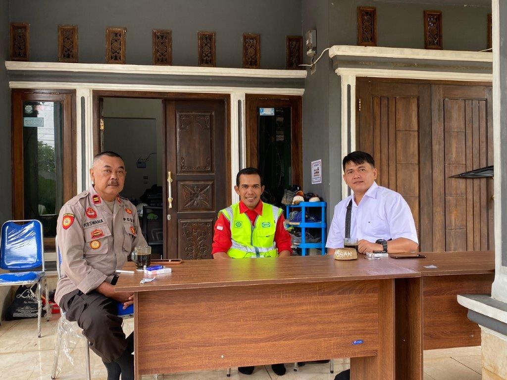 Jalin Silaturahmi, Kapolsek Bojong Polres Pandeglang Berkunjung ke Mes WIKA