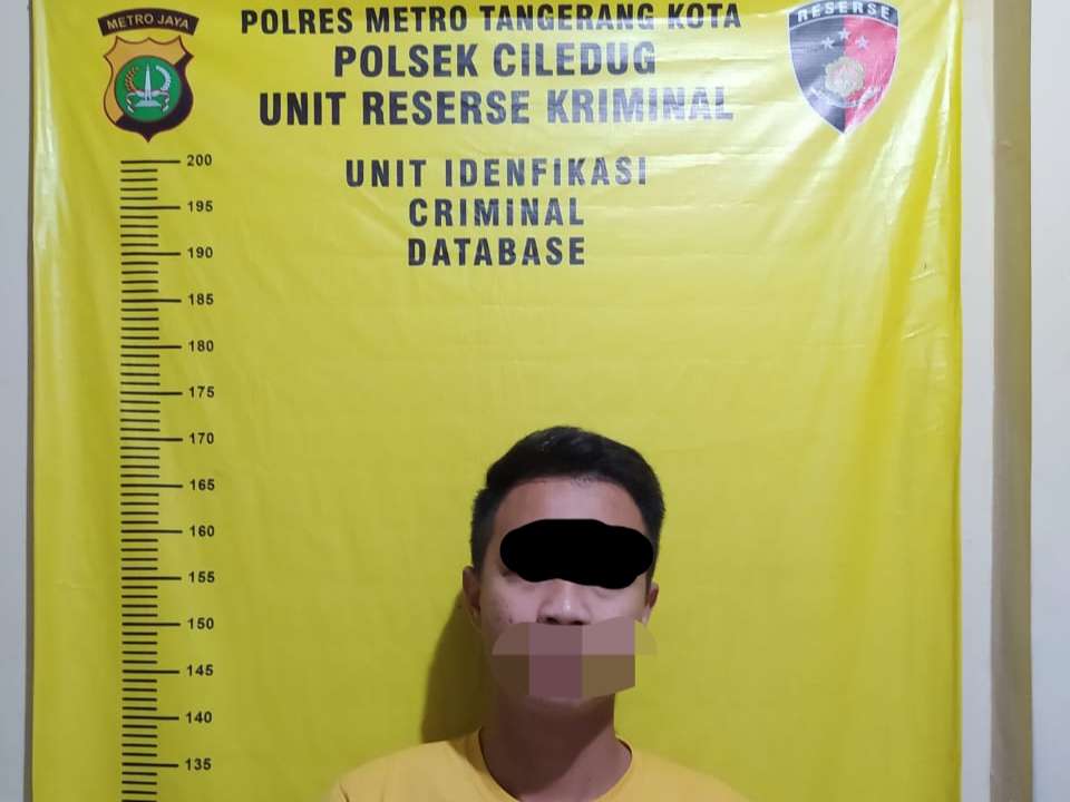 Bereaksi Selalu Gunakan Sepatu, Sweater dan Topi yang Sama, Pelaku Curanmor di Ciledug Dibekuk