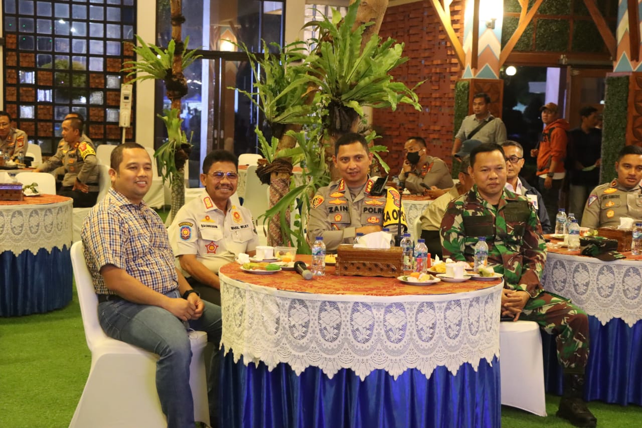 Pastikan Pengamanan Tahun Baru 2023 Kondusif, Forkopimda Kota Tangerang Ikuti Arahan Kapolri