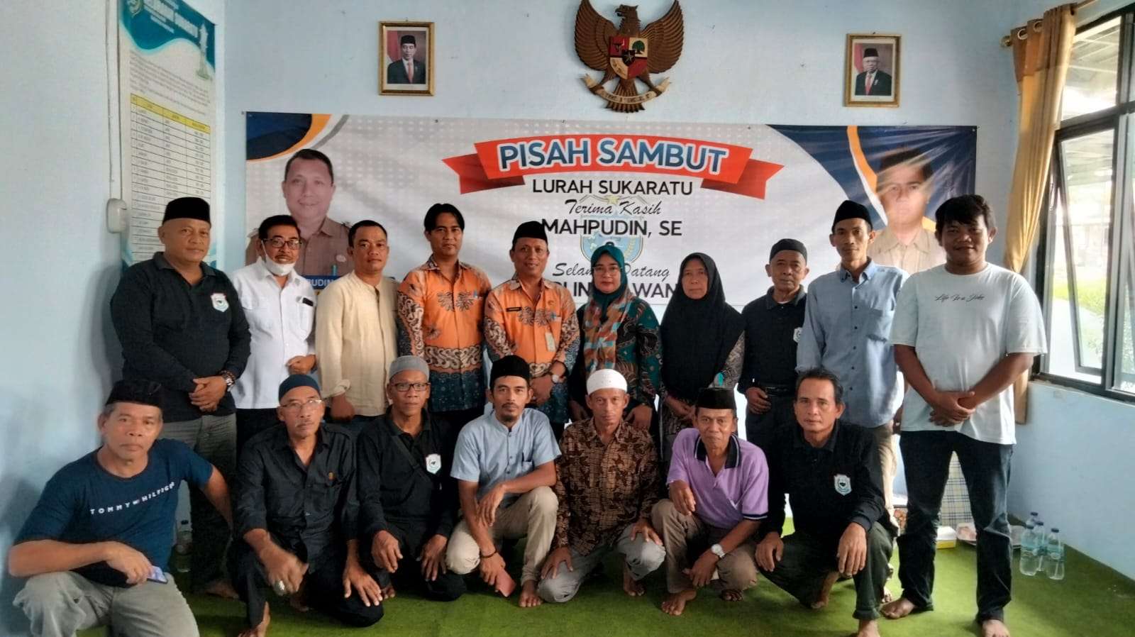 Pisah Sambut Lurah Sukaratu yang di Selenggarakan Kelurahan Sukaratu dihadiri oleh Bhabinkamtibmas Polsek Pandeglang